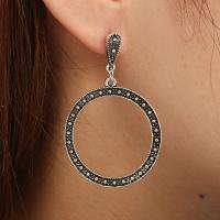 Zinc Alloy Drop Earring, stainless steel post pin, plated, for woman, silver color 