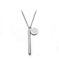 Titanium Steel Jewelry Necklace, Unisex, original color, 49mm Approx 26.3 Inch 