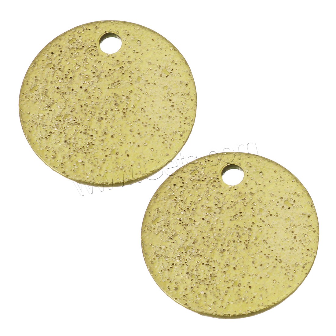 Stainless Steel Pendants, Flat Round, plated, different size for choice, more colors for choice, Hole:Approx 1.5mm, Sold By PC