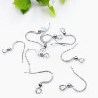 Stainless Steel Hook Earwire, 316L Stainless Steel, with loop, original color 2.4mm Approx 2mm 