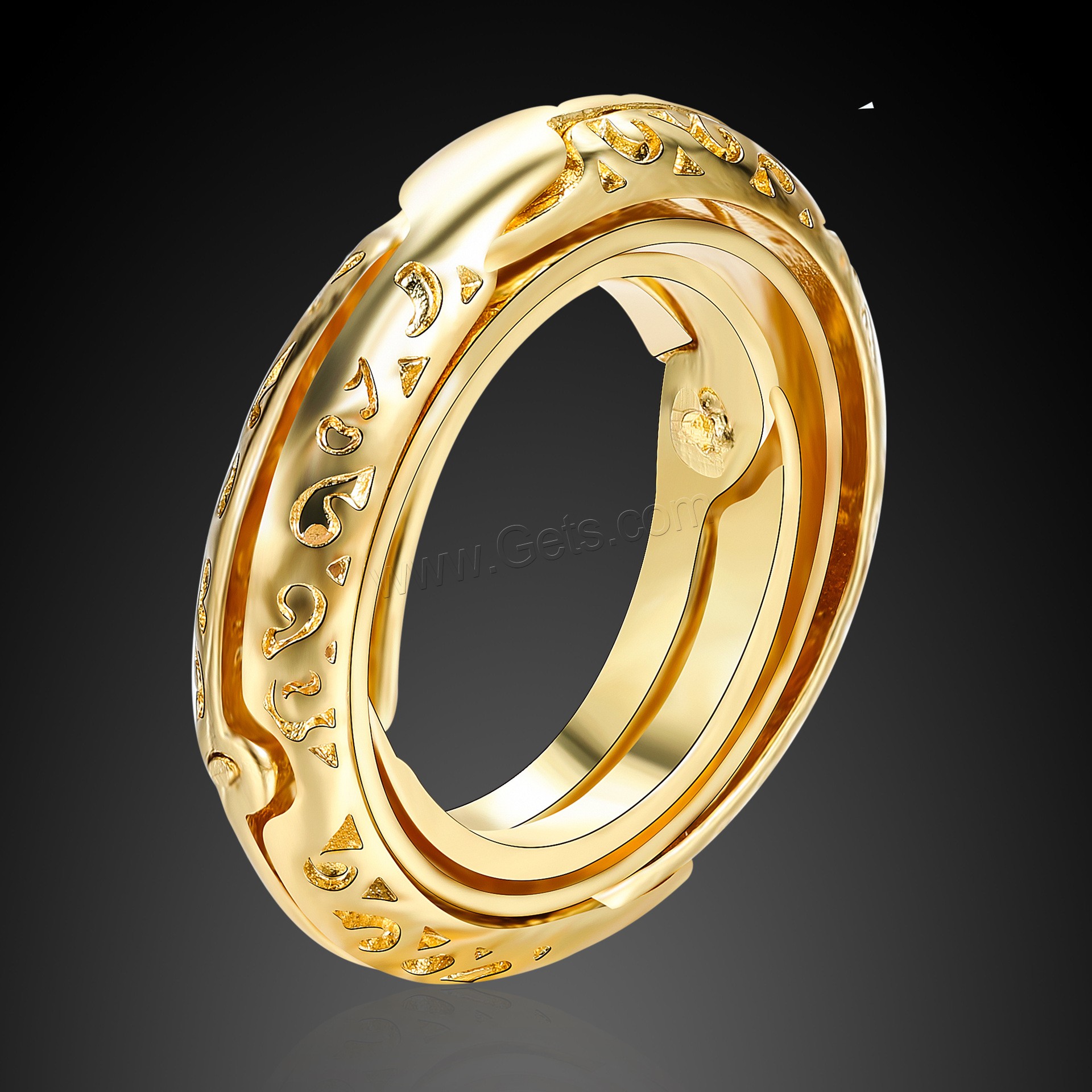 Brass Finger Ring, plated, Unisex & different size for choice, more colors for choice, Sold By PC
