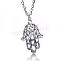 Stainless Steel Hollow Pendant, Hamsa, plated, fashion jewelry 