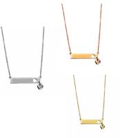 Stainless Steel Pendants, Rectangle, polished, fashion jewelry 
