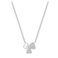 Cubic Zircon Micro Pave Brass Necklace, with Cubic Zirconia, plated, for woman 420*10mm 