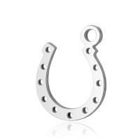 Stainless Steel Pendant, Horseshoes, for woman, original color 