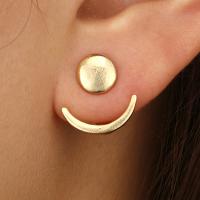 Zinc Alloy Split Earring, stainless steel post pin, plated, for woman 