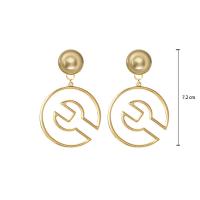 Zinc Alloy Drop Earring, fashion jewelry & for woman 72mm 