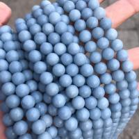 Angelite Beads, Round, polished Approx 1mm 