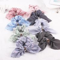 Bunny Ears Hair Scrunchies, Polyester, durable & Girl & fashion jewelry 90mm 