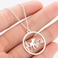 Stainless Steel Jewelry Necklace, Korean style & for woman & hollow Approx 20 Inch 