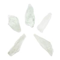 composant de pendentif en gemme, quartz vert, Placage, vert, 66*24-52*10mm, Vendu par PC