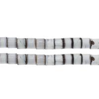 Natürliche Streifen Achat Perlen, plattiert, DIY, grau, 13x13x11mm, Bohrung:ca. 2mm, 34PCs/Strang, verkauft von Strang