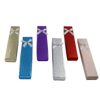 Karton Halskettenkasten, mit Seide, Rechteck, keine, 250x40x20mm, 1200PCs/Tasche, 2Taschen/Menge, verkauft von Tasche