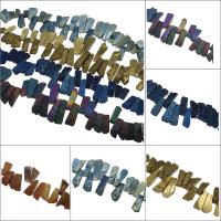 Natural Ice Quartz Agate Beads, plated / Approx 2mm, Approx 