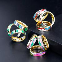 Stainless Steel Scarf Buckle, with Cloisonne, Korean style & for woman 