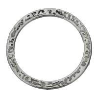 Brass Linking Ring, Donut, silver color Approx 19mm 