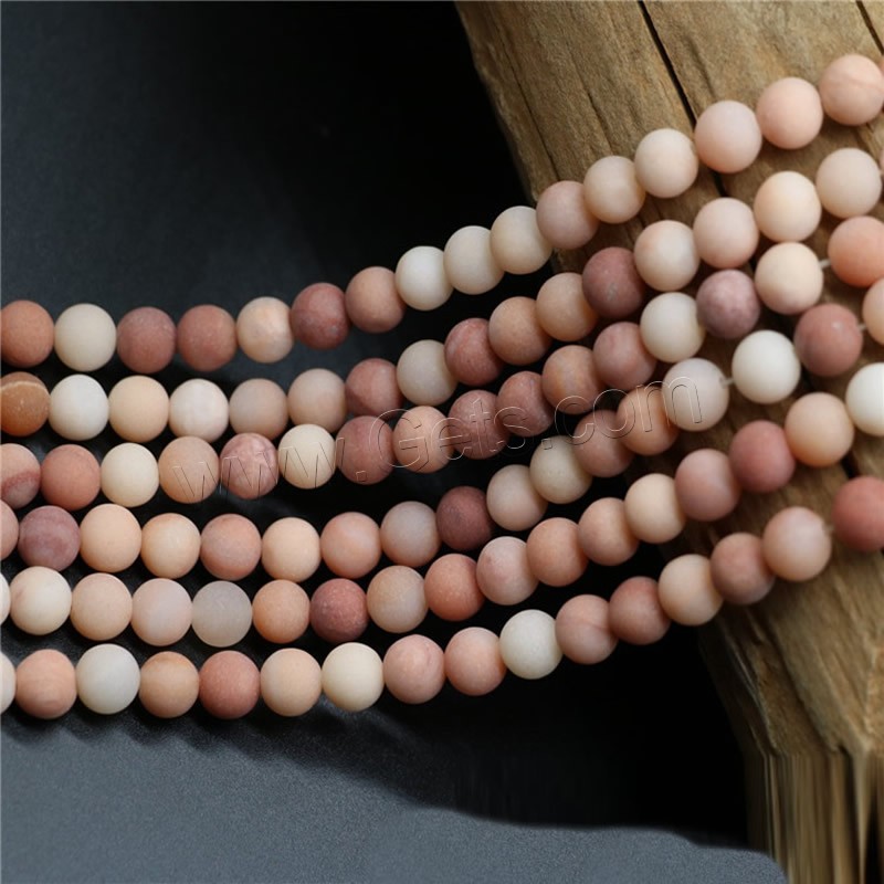 Pink Aventurine Beads, Round, different size for choice & frosted, more colors for choice, Hole:Approx 1mm, Sold By Strand