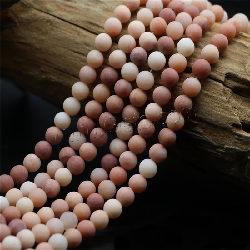 Pink Aventurine Beads, Round, different size for choice & frosted, more colors for choice, Hole:Approx 1mm, Sold By Strand