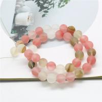 Watermelon Beads, Round & frosted Approx 1mm 