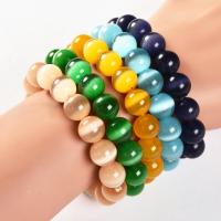 Cats Eye Bracelets, plated, for woman 12mm .5 Inch 