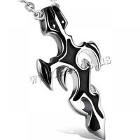 Titanium Steel Pendant, polished, fashion jewelry & enamel 