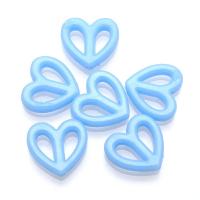 Acrylic Jewelry Beads, Heart, injection moulding, random style, mixed colors Approx 2mm, Approx 