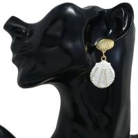 Enamel Zinc Alloy Drop Earring, plated, fashion jewelry & for woman 