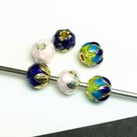Enamel Zinc Alloy Beads, plated, DIY & mixed Approx 2.5mm 