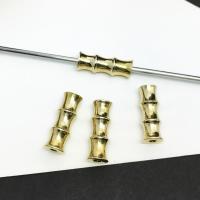 Brass Jewelry Beads, Bamboo, polished, DIY Approx 2mm 