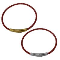 Nylon Cord Bracelets, stainless steel bayonet clasp, plated, fashion jewelry & Unisex 3mm Approx 7.5 Inch 