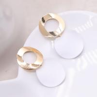 Zinc Alloy Drop Earring, gold color plated, vintage & for woman 