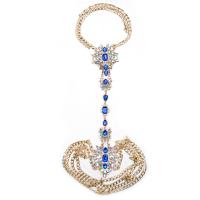 Zinc Alloy Body Chain, with 10cm extender chain, plated, for woman & with rhinestone 320mm Approx 21.66 Inch 