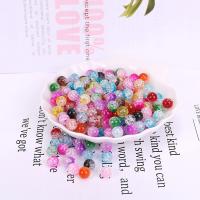 Acryl Schmuck Perlen, plattiert, Modeschmuck & DIY, gemischte Farben, 8mm, 500G/Tasche, verkauft von Tasche