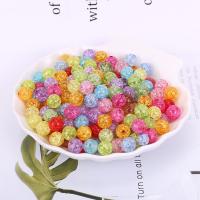 Acryl Schmuck Perlen, plattiert, Modeschmuck & DIY, gemischte Farben, 10mm, 500G/Tasche, verkauft von Tasche