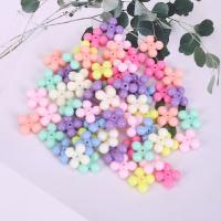 Acryl Schmuck Perlen, plattiert, Modeschmuck & DIY, gemischte Farben, 11*11mm, 500G/Tasche, verkauft von Tasche