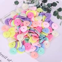 Acrylic Jewelry Beads, plated, mixed colors, 15mm 