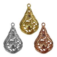 Cubic Zirconia Micro Pave Brass Pendant, plated, micro pave cubic zirconia & hollow Approx 1.5mm 
