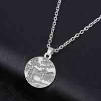 Zinc Alloy Necklace, plated, fashion jewelry & Unisex Approx 19.7 Inch 