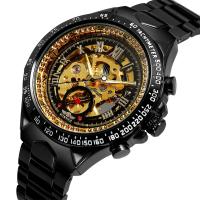 Bracelets de montre pour hommes, acier inoxydable, avec alliage de zinc, mouvement chinoise, Placage, Résistant à l’eau de vie, plus de couleurs à choisir Environ 8.7 pouce, Vendu par PC