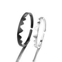 925 пробы Манжеты палец кольцо, Мужская & разные стили для выбора, серебряный, 2.7mmuff0c3.2mm, размер:5.5-7.5, продается PC