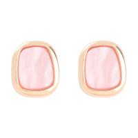 Acrylic Stud Earring, Zinc Alloy, with Acrylic, gold color plated, Korean style & for woman 