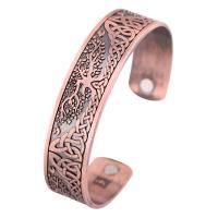 Zinc Alloy Cuff Bangle, plated, vintage & Unisex Approx 7.5 Inch 