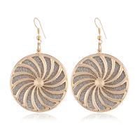 Zinc Alloy Drop Earring, plated, fashion jewelry & for woman, golden 
