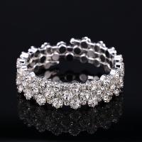 Zinc Alloy Bangle, with Austrian Crystal, plated, fashion jewelry & for woman 