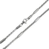 Stainless Steel Chain Necklace, fashion jewelry & Unisex & box chain, original color 2.5mm Approx 21 Inch 