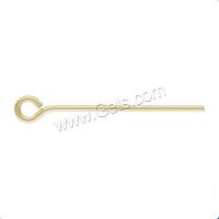 Gold Filled Eyepin, plated 0.5mmuff0c0.64mm 
