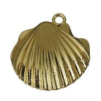 Brass Jewelry Pendants, Shell, fashion jewelry, golden Approx 2mm 