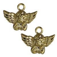 Brass Jewelry Pendants, Angel, fashion jewelry, golden Approx 2mm 
