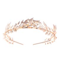 Hair Bands, Zinc Alloy, Leaf, gold color plated, fashion jewelry & for woman 
