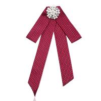 Rayonregión broche, con Perlas plásticas, chapado, para mujer & con diamantes de imitación, más colores para la opción, Vendido por UD